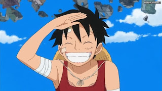 ワンピースアニメ ドレスローザ編 744話 ルフィ 笑顔 Monkey D. Luffy | ONE PIECE Episode 744