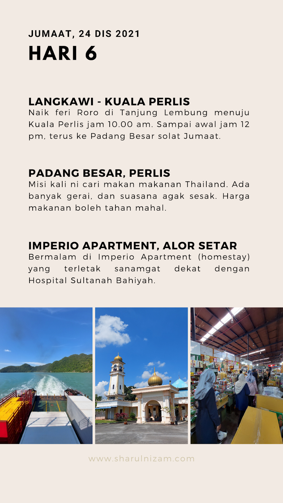 Itinerari Percutian 6 Hari 5 Malam Di Pulau Langkawi