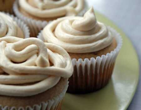 Spice Cupcakes with Creamy Brown Sugar Frosting Recipe