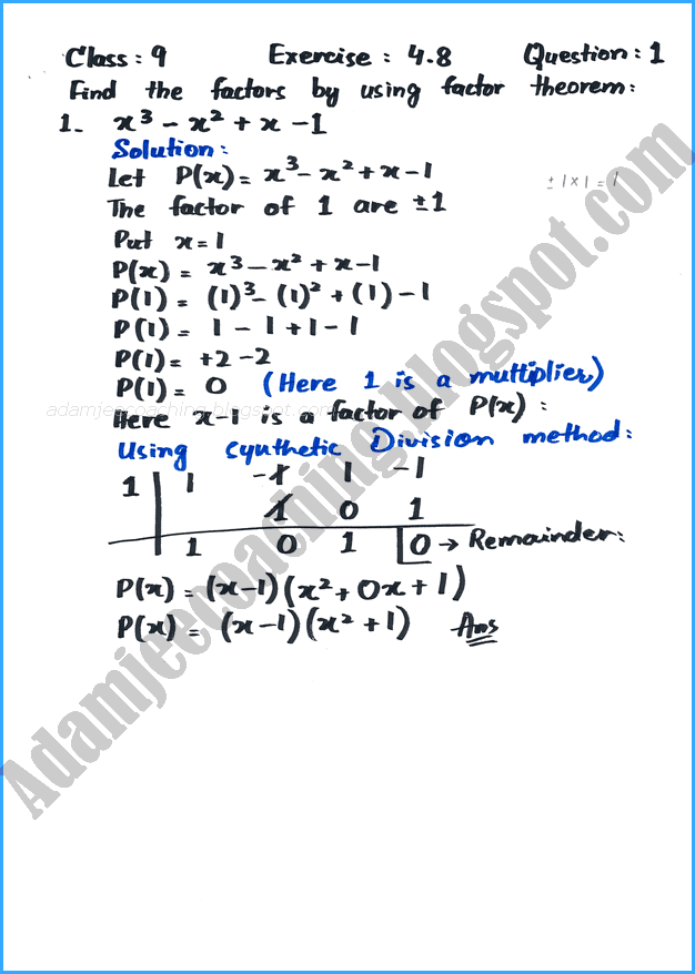 factorization-exercise-4-8-mathematics-9th