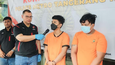 Polres Metro Tangerang Kota menangkap Dua Pelaku Pembobolan Mobil Dinas Bawaslu