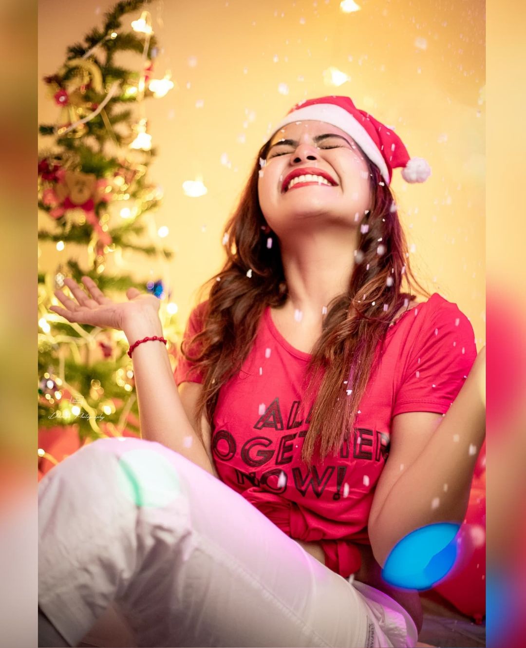 Actress Dharsha Gupta Latest Hot Photos in Christmas 2021