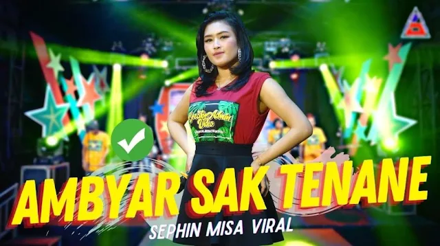 Lirik lagu Sephin Misa Ambyar Sak Tenane