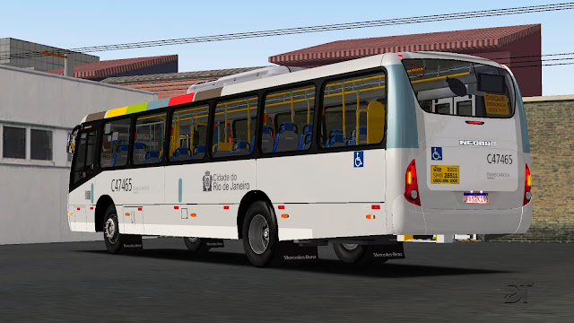 OMSI 2 - Neobus Mega Plus MB OF-1721L BT5 padrão RJ