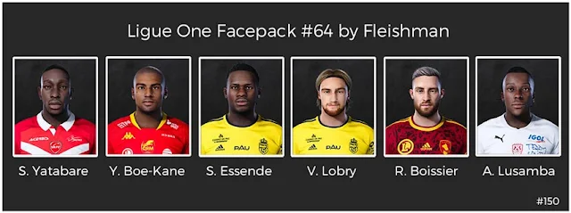 Ligue 1 Facepack #64 For eFootball PES 2021