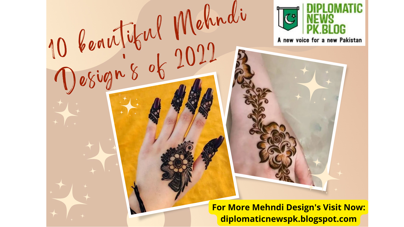 Ladies Mehndi Design: 10 beautiful Mehndi Design's of 2022