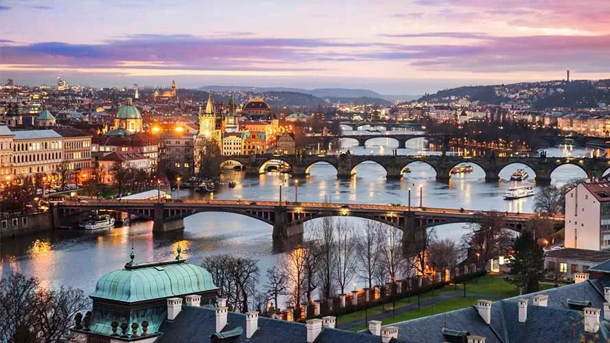 Vltava River Prague Czech Republic