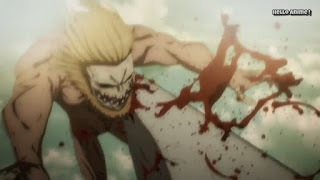 進撃の巨人アニメ 4期 76話 ポルコ 顎の巨人 Jaw Titan | Attack on Titan Episode 76