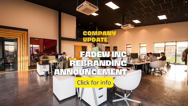 Fadew Inc company rebranding update