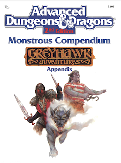 MC5 Monstrous Compendium Greyhawk Adventures Appendix