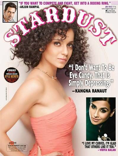KANGANA RANAUT ON THE COVER OF STARDUST