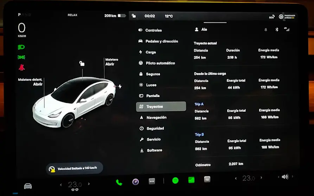 mejora estimacion autonomia tesla