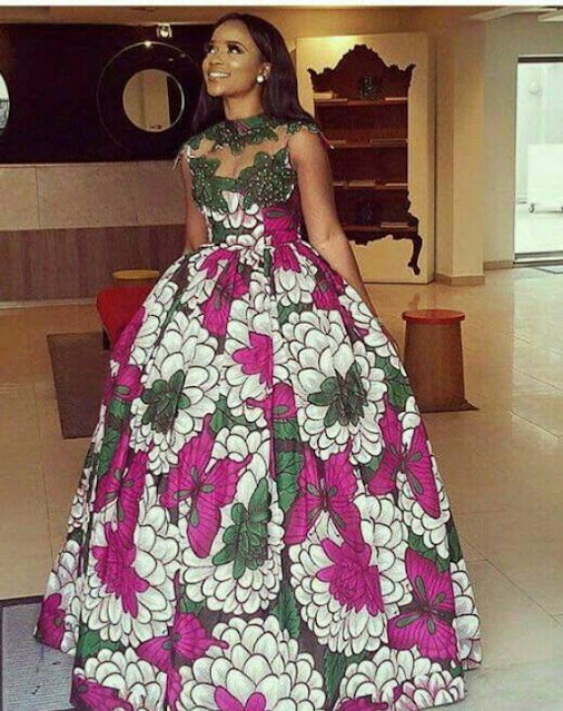 Ankara Ball Gown Style Inspirations for Ladies