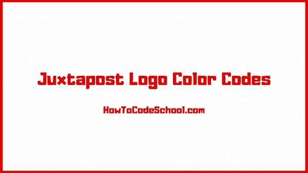 Juxtapost Logo Color Codes