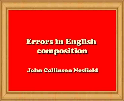 Errors in English composition