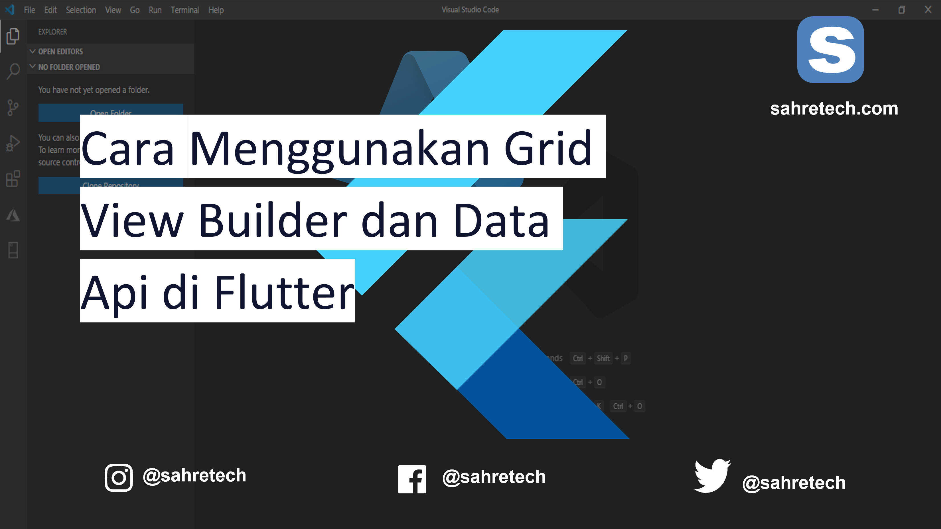 Menggunakan Grid View Builder dan Data Api di Flutter