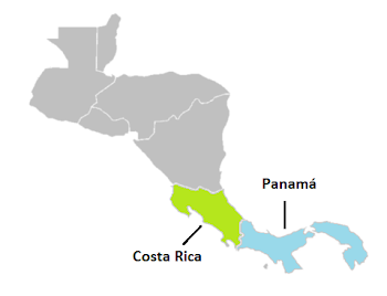 Países visitados de Centro América (2 de 7)