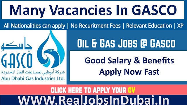 GASCO Careers Jobs Vacanies Available Now - 2023