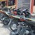 Garis Polisi Line Terpasang  Puluhan Sepeda Motor  Geng Motor Di Polsek Beringin.