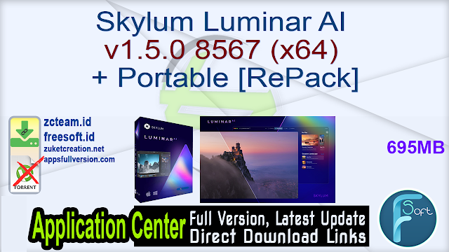 Skylum Luminar AI v1.5.0 8567 (x64) + Portable [RePack]