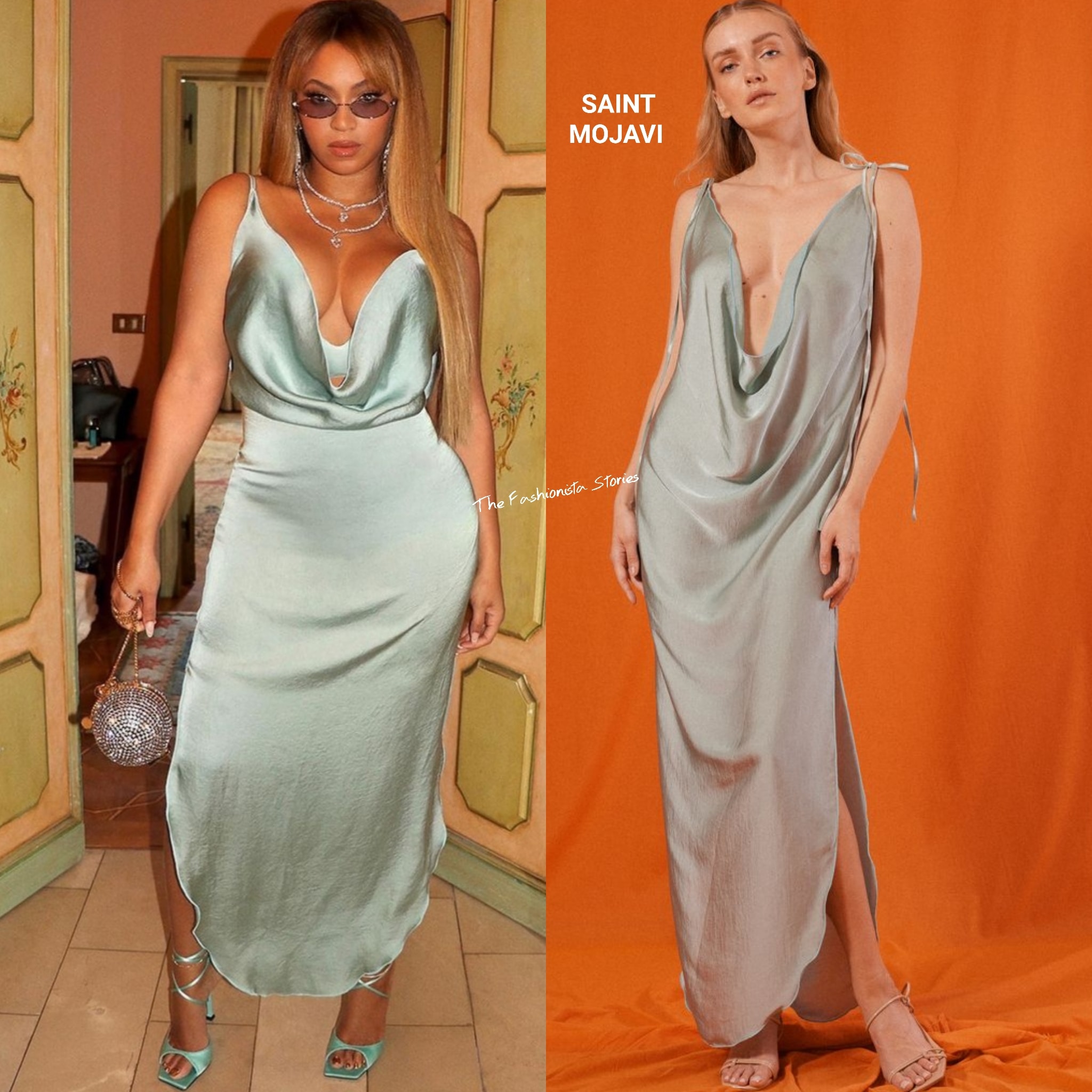Instagram Style: Beyonce in Saint Mojavi for a Wedding in Italy