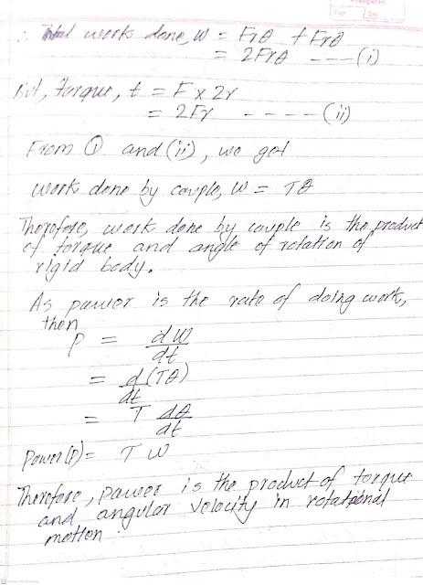 Show that in rotational motion,power is the product of torque and angular velocity