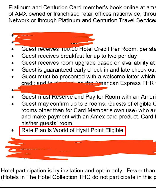 Amex Fine Hotels and Resorts (FHR) Booking Earns World of Hyatt Points and Hyatt Elite Night