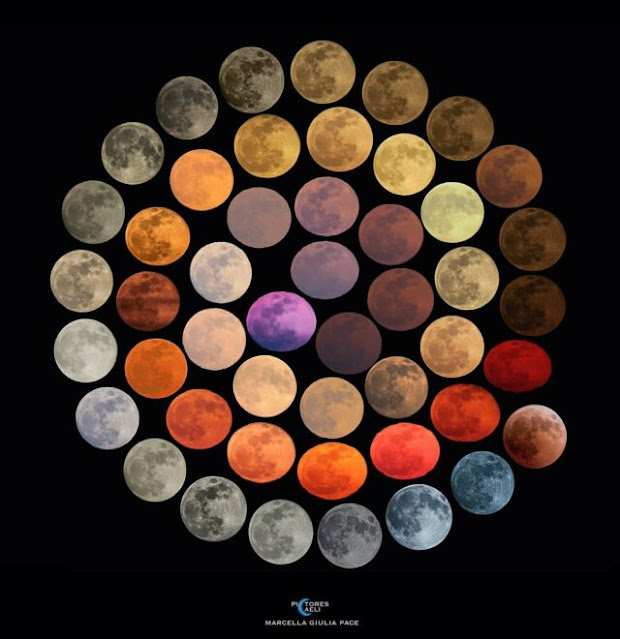 Photographer Spends 10 Years Capturing 48 Stunning Colors of the Moon