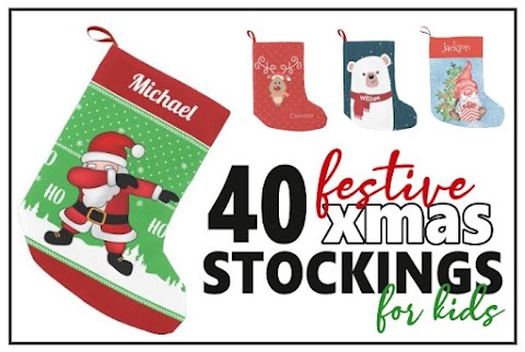 40 Kids Christmas Stockings to Stuff with Gifts