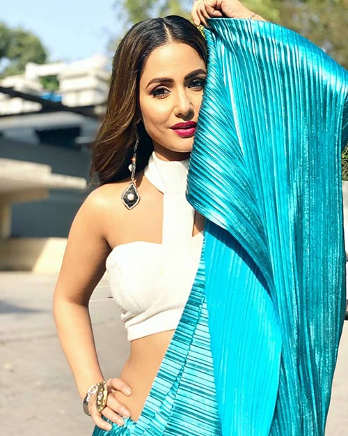 Hina Khan saree hot indian actress Hina Khan saree hot indian actress