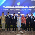 Wesly Hadiri Pelantikan Togap Simangunsong sebagai Sekda Provinsi Sumut  