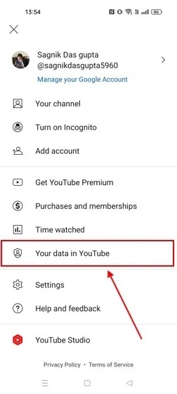 كيفية حذف مقاطع فيديو محددة من سجل المشاهدة