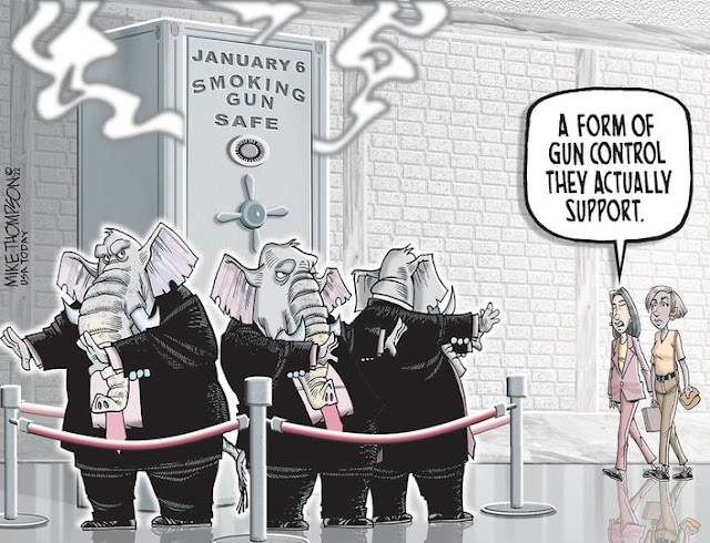 Republican Elephants gathered around the 