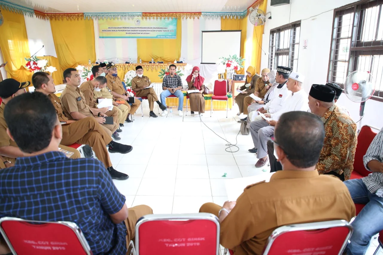Sukses Gelar Musrembang RKPK Aceh Utara Wilayah 1 Kecamatan, Cot Girek Terpilih Sebagai Tuan Rumah