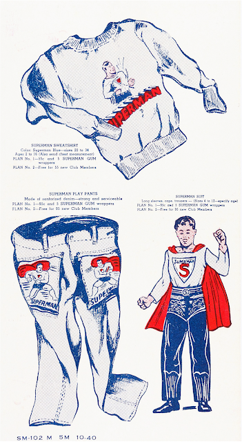1940 Gum, Inc. Superman Gum - Supermen of America Prizes