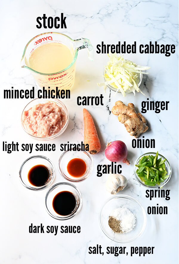 ingredients used to make egg roll soup