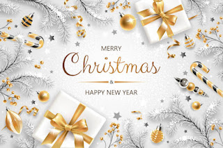 happy christmas day greeting card