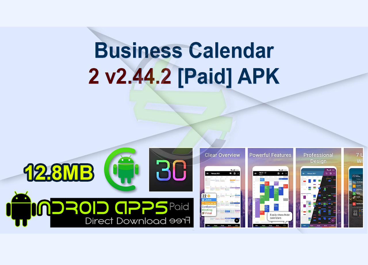 Business Calendar 2 v2.44.2 [Paid] APK
