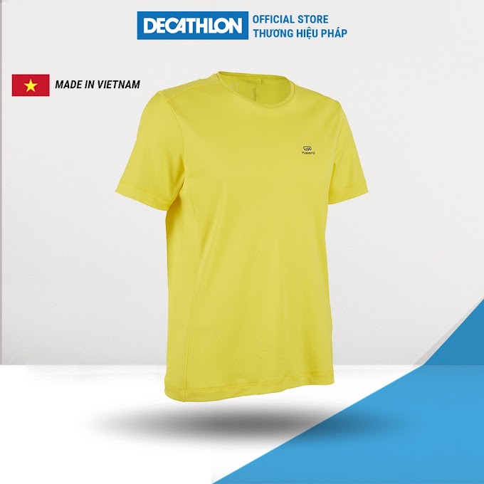 Mall Shop [ decathlon_vietnam ] Áo thun thể thao nam Decathlon run dry chuyên chạy bộ, nhanh khô - vàng