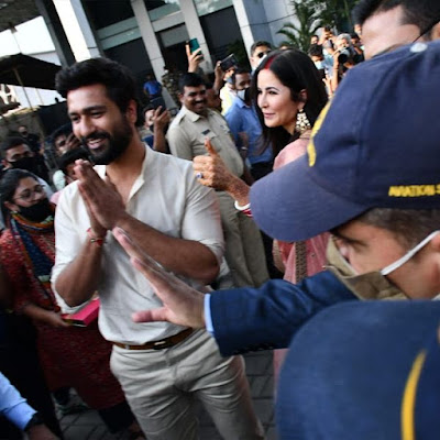 Katrina Kaif and Vicky Kaushal came forward for the first time after marriage