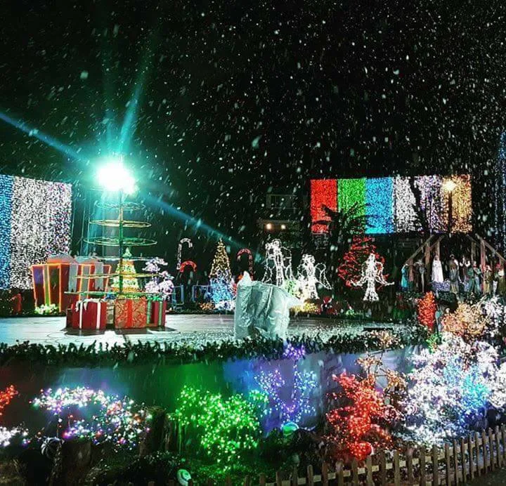 Christmas village of the Baguio Country Club