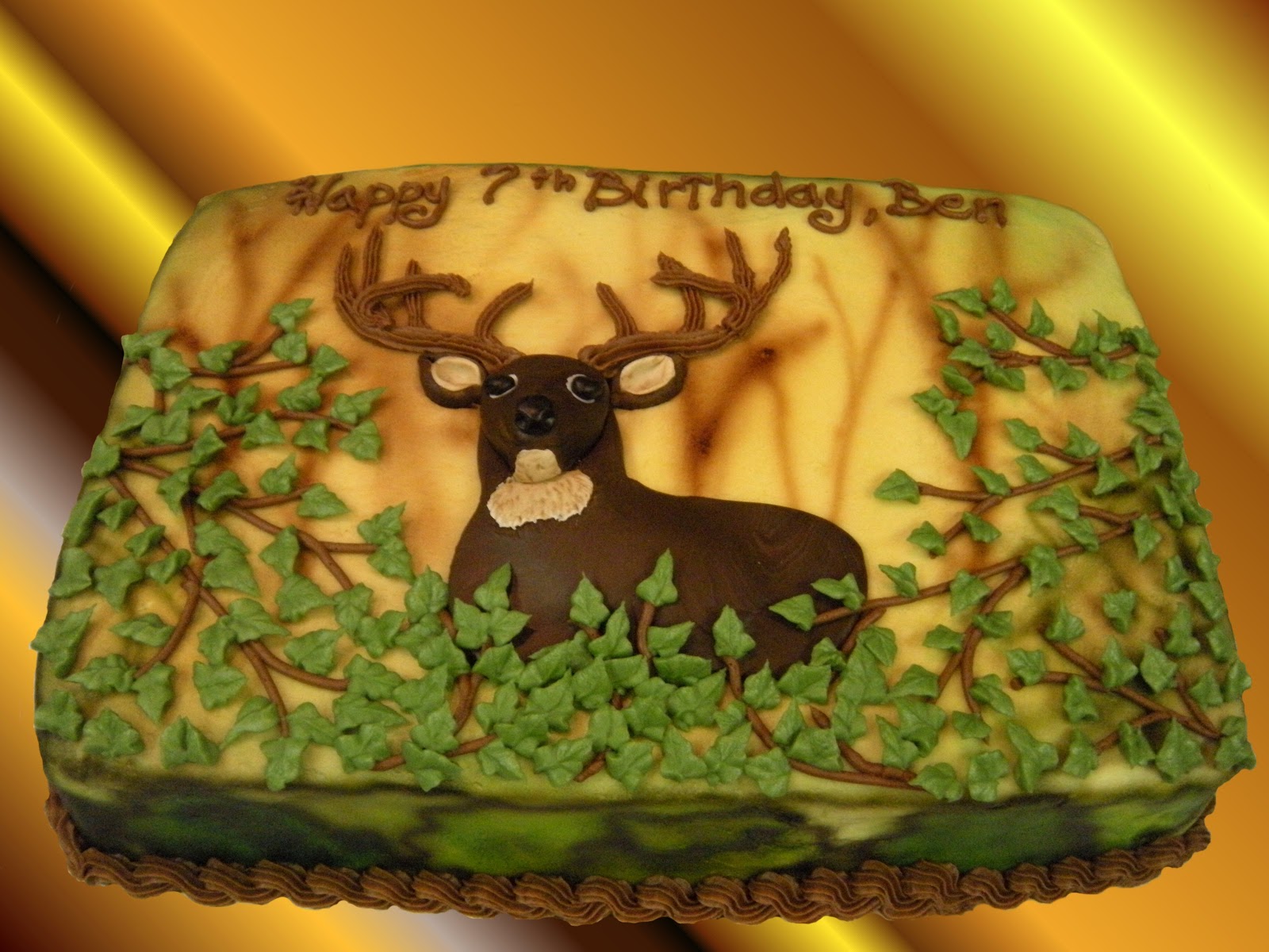 hunter birthday cake