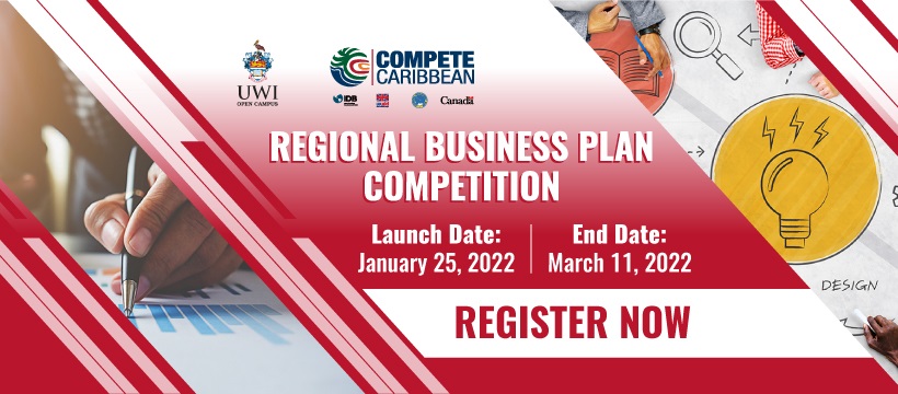 UWI Open Campus Regional Business Plan Competition (25 January 2022)