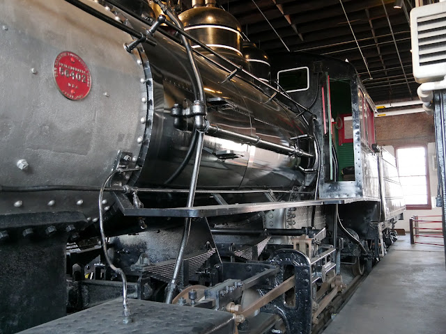 Steamtown National Historic Site - New York, Chicago & St. Louis Ry no. 44  was on the move last week, and New York Chicago & St. Louis no. 514 was  tugging her