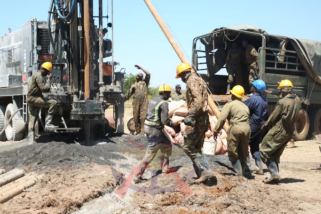 Kdf Drills Peace Wells in Laikipia County