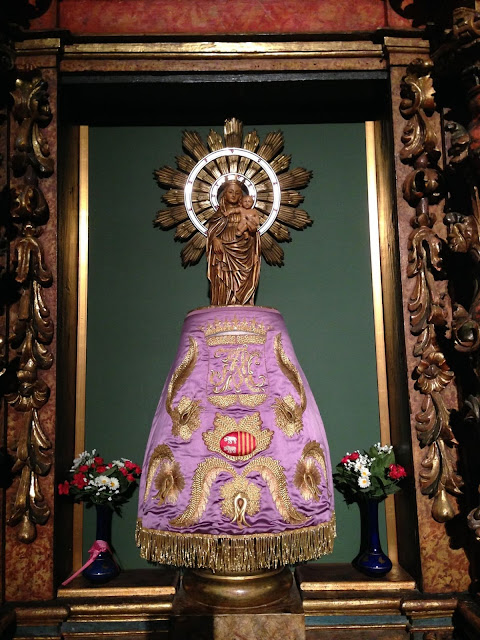 Retablo de la Virgen del Pilar. Iglesia de Ansó