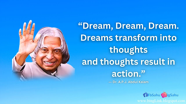 Dr. A.P.J. Abdul Kalam Quotes