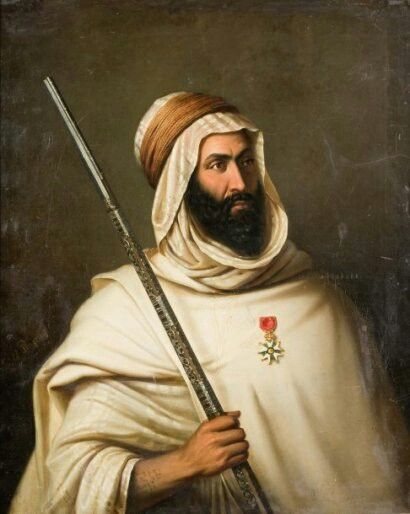 Portrait d'Amar ben Ferhat, Bachagha des Ouled Aïad - Edouard Henri Pingret
