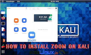 How to install Zoom on Kali Linux