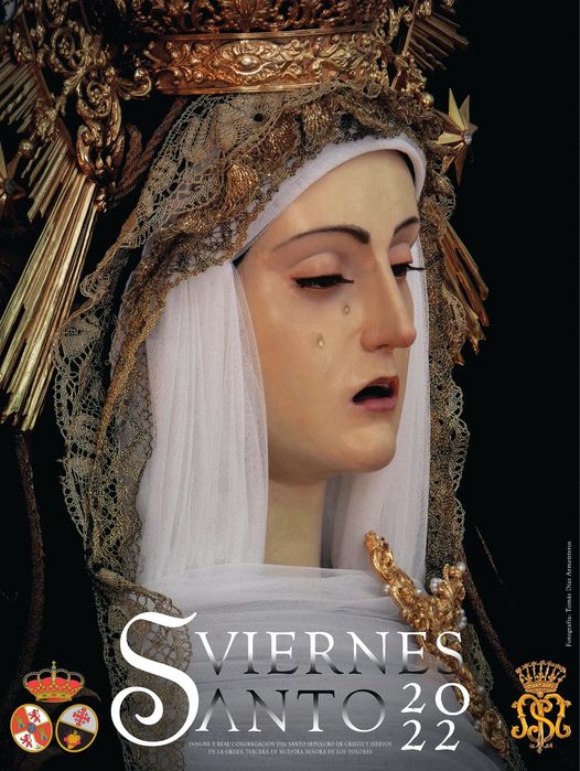 Cartel del Viernes Santo 2022 con Congregación Del Santo Sepulcro Jaén
